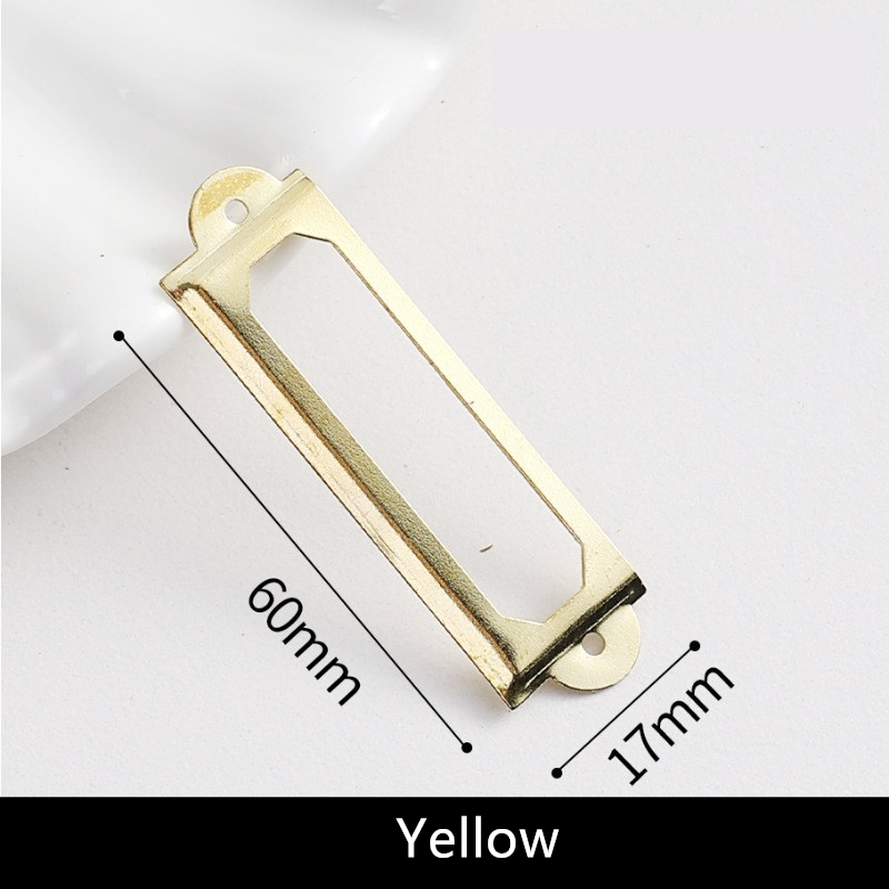 골동품 캐비닛 레이블 풀 프레임 철 금속 카드 이름 태 - Furniture Hardware Names 리뷰 및 가격