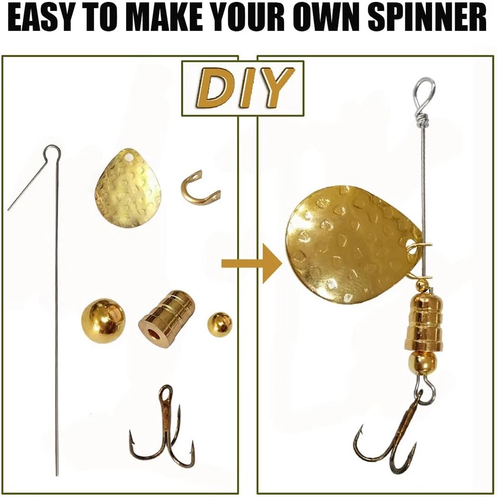 140Pcs 낚시 미끼 만들기 키트 낚시 숟가락 장비  - Furniture Hardware Jig 리뷰 및 가격