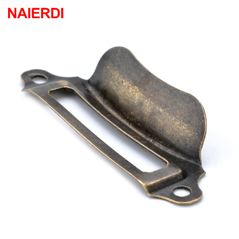 NAIERDI-골동품 상자 레이블 손잡이 레트로 풀 프 - Furniture Hardware Names 리뷰 및 가격