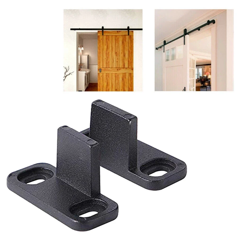 1쌍 바닥 고정 저소음 헛간 문 바닥 가이드 슬라이딩  - Furniture Hardware Lowes 리뷰 및 가격